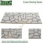 Crazy paving stone random pattern granite