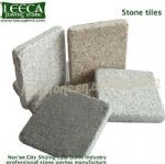 Patio paver stone tiles flamed granite, LEECA stone Oman