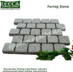 White rose paving stone porfido Kamen