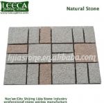Independent assortment stone cube yellow paving stone