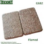 Maple Leaf Red granite stone setts kerbstone