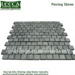 Amman dark grey granite interlock flagstone paving slabs