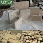 Warm earth tone natural stone tiles yellow granite