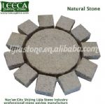 Garden fountain decorative stone sun shape field stone