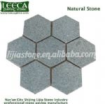 Hexagon granite paving stone outdoor tiles, Aqaba paving