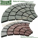 G654 G603 granite fan paving stone