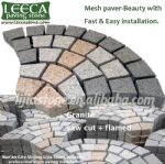 G654 G603 grey granite fan shape paver