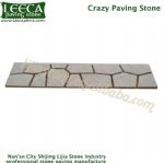 Random pattern block crazy paving stone Saudi Arabia
