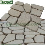 Random pattern block crazy paving stone Saudi Arabia
