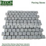 Chinese granite paving stone mesh on back