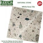 Yellow granite setts beige stone tiles