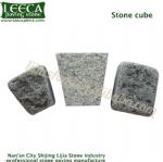 Chinese granite cube top flamed 5 side saw cut