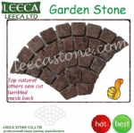 Garden paver design fan mesh cobbles, Muscat pavings