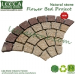 Garden step stone cobblestone granite