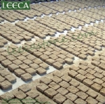 Mesh cobble stone mat carpet paver