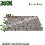 Red porphyry back mesh stone wavy paver