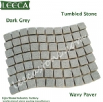 Wavy carpet stone cobbles mesh paver