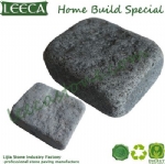 Saw cut porfido green porphyry stone