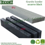 Granite border stone curb kerb