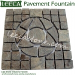 Stone art paving fountain stone