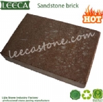 Brown sandstone natural stone brick