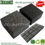 Basalt pavement stone block