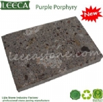 Natural purple stone porphyry tiles