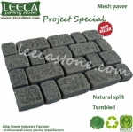 Grey granite running stone garden paver