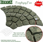 Fan green porphyry carpet stone