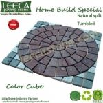 Garden paver joint paving stone