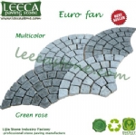 Natural paver for patio paving porphyry fan