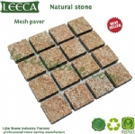 Porphyry paving stone garden cubes