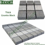White granite mesh cobblestone paving