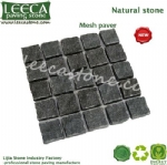 Saudi Arabia garden paving granite stone on net