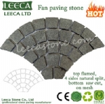 U.A.E flamed fan cobbles courtyard decorative paver