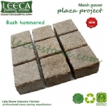 Irregular pattern stones paving basalt paver LEECA Dubai