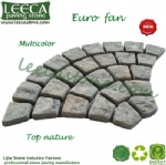 Fan porphyry stone outdoor paving block