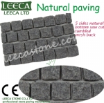 Natural stone mesh driveway paving stones LEECA Qatar