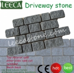 Natural stone mesh driveway paving stones LEECA Qatar