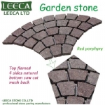 Road base material natural stone mesh