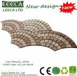 14th Xiamen Stone Fair New design fan shape porphyry stone H5