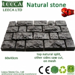 Mix color antique style paving stone -14th Xiamen stone Fair H16