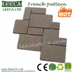 French pattern yellow granite stone 