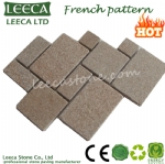 French pattern yellow granite stone 