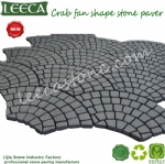 Natural stone paving driveway cobblestone mat