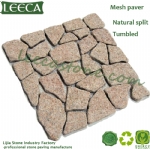 Granite paver stones for garden walkways