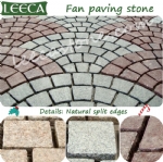 Granite paver stones for garden walkways