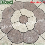 Cobblestone design garden paving stone