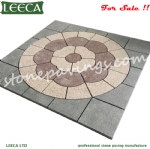 Cobblestone design garden paving stone