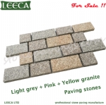 Granite stone paver interlocking stone